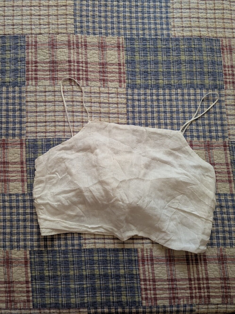 100% Linen Tie Back Tank Top